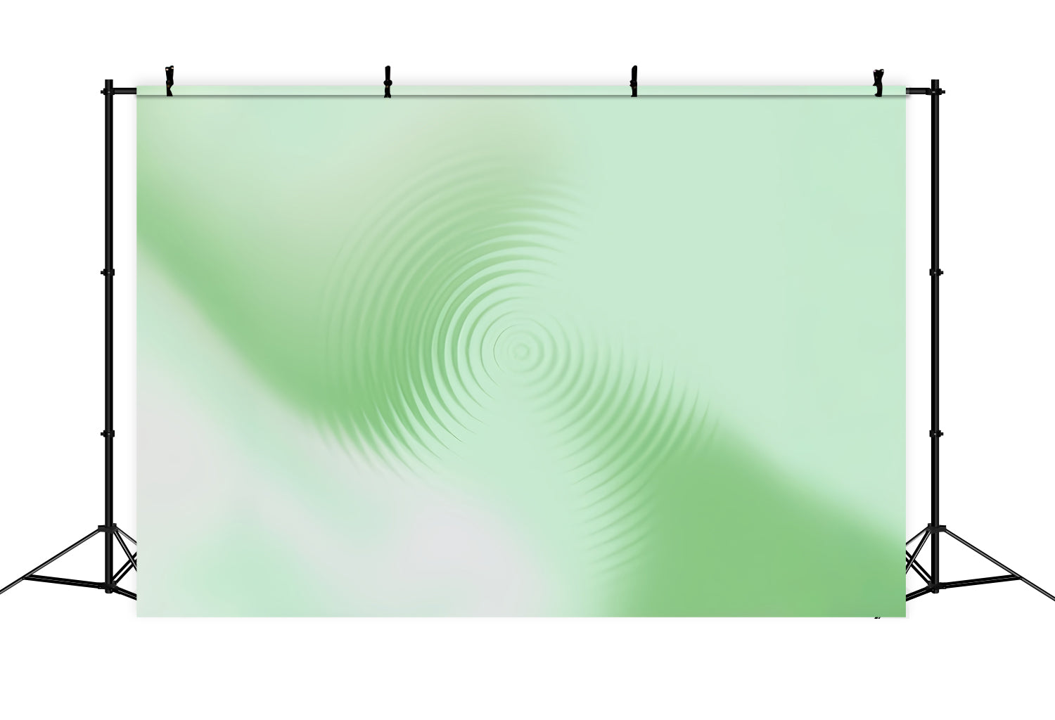 Hintergrund mit Farbverlauf für Fotos Mintgrün Wellenförmiger leuchtender Hintergrund für professionelle Porträtaufnahmen CSH62-37