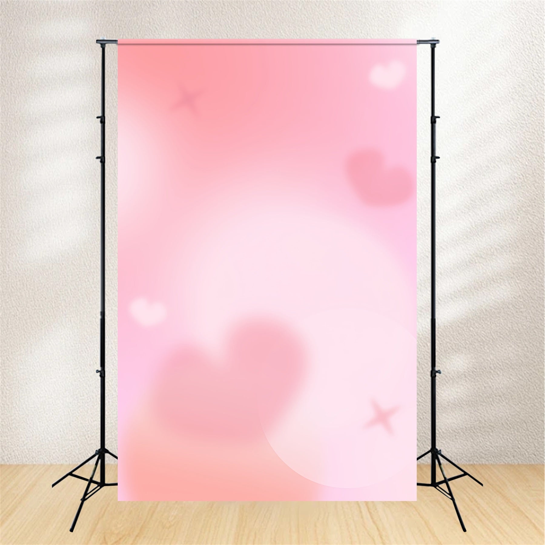 Hintergründe mit Farbverlauf Blush Candy Pink Love Heart Haze Hintergrund für Porträtaufnahmen CSH62-50