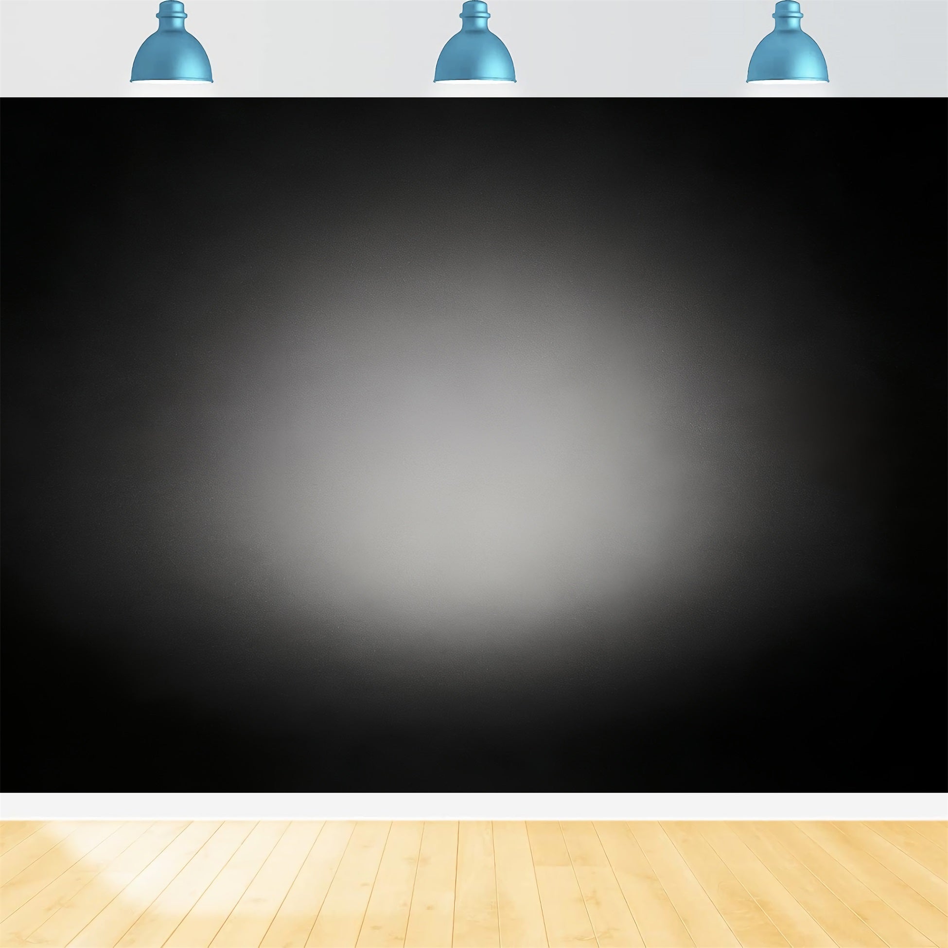Grauer Farbverlaufshintergrund Soft Spotlight Dark Fade Professioneller Hintergrund für Porträtaufnahmen CSH62-54