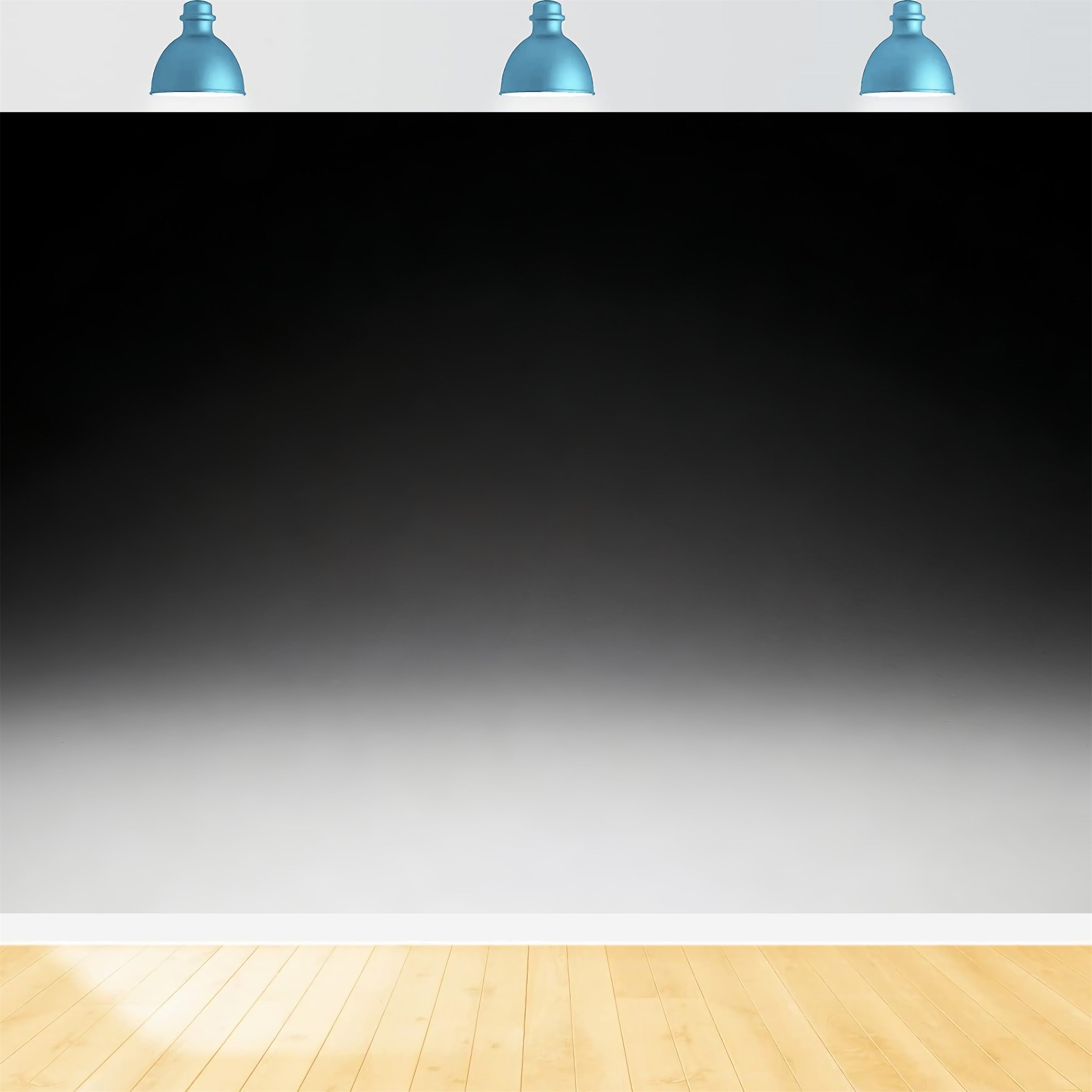 Weißer Hintergrund mit Farbverlauf Tiefschwarz Weißer Horizont Bester Hintergrund für Porträtaufnahmen CSH62-56