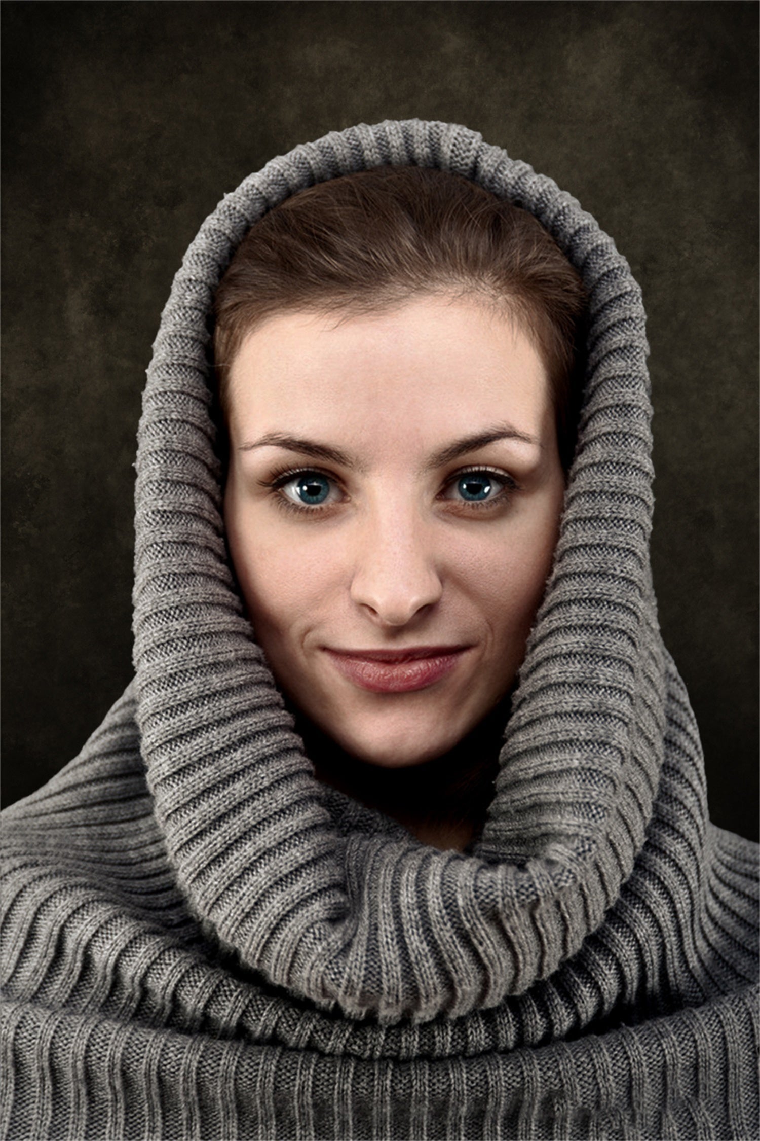 Brauner abstrakter Headshot-Hintergrund Studio-Portrait-Hintergrund DBD25-19