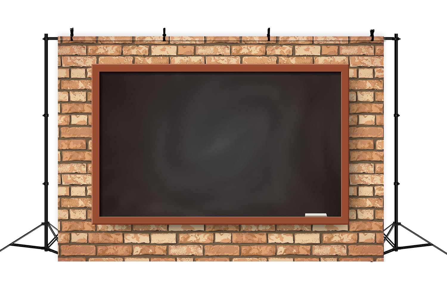 Blackboard Backsteinwand Back to School Hintergrund DBD7-36