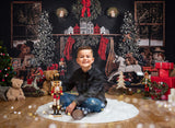 Weihnachtsbäume Raumdekoration Hintergrund für Fotografie G-1434（NUR 1）