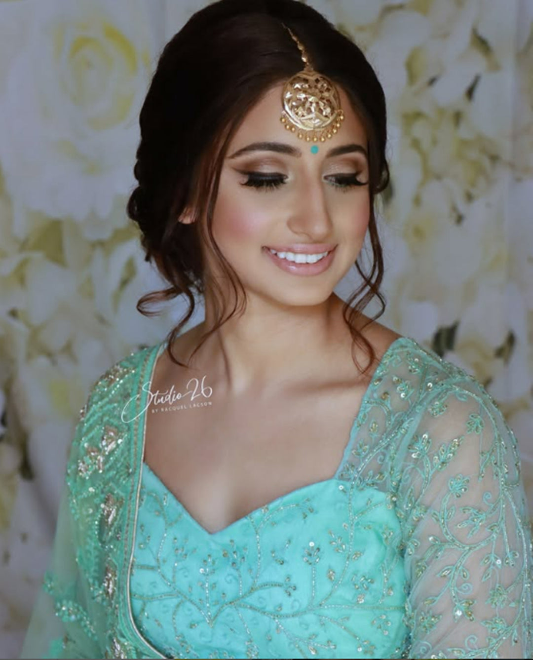 Weiße Blumenwand Fotografie Hintergrund für Ereignisse G-184