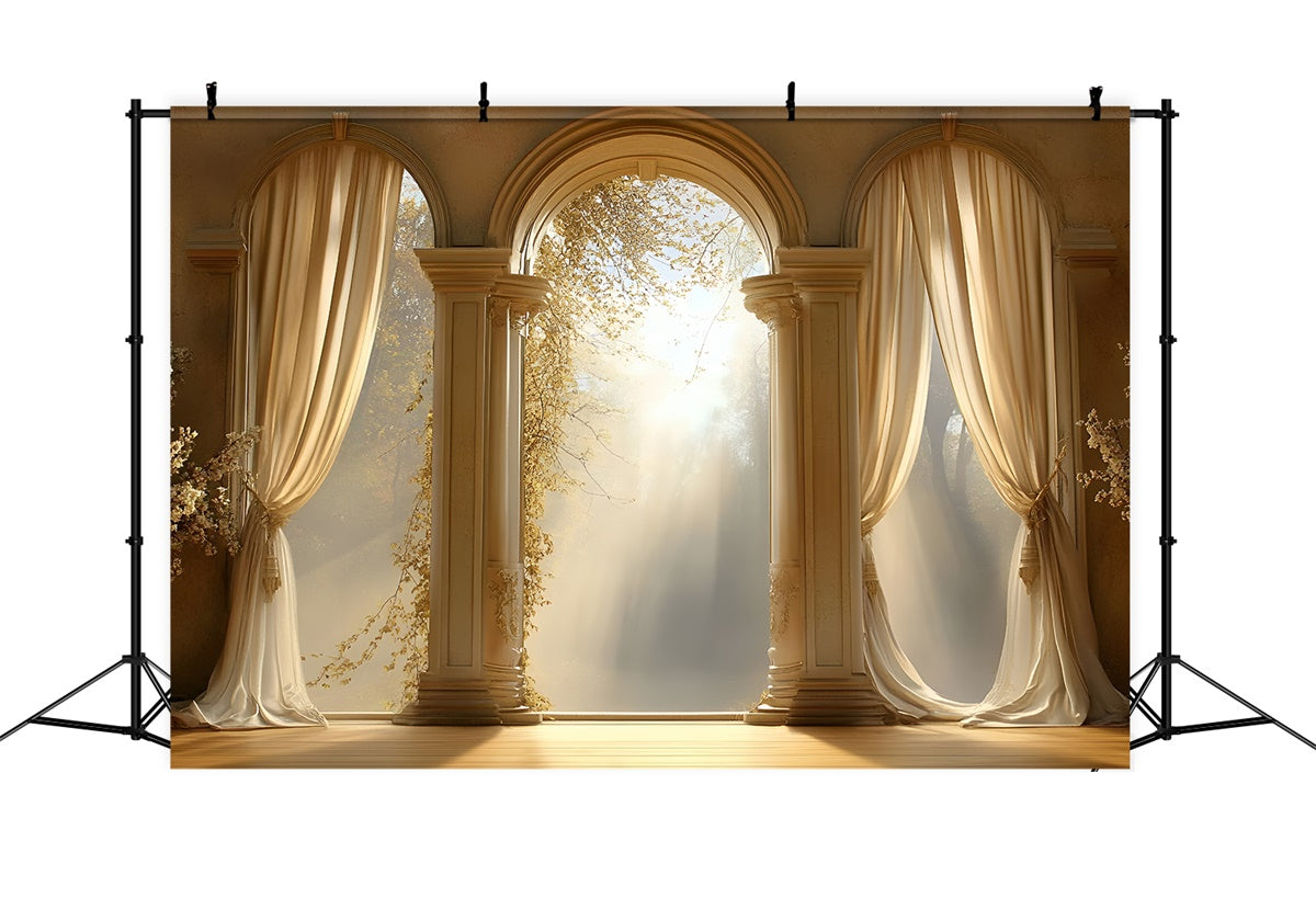 Muttertag Backdrop Ideen Friedlich Sonnenbeschienener Torbogen Backdrop GQ2-177