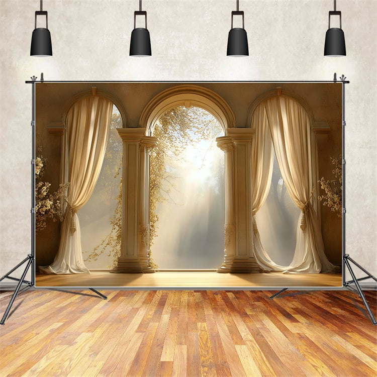 Muttertag Backdrop Ideen Friedlich Sonnenbeschienener Torbogen Backdrop GQ2-177