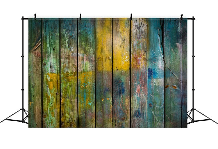 Holz-Hintergrundkulisse Graffiti-Stil Hintergrundkulisse GQ4-130
