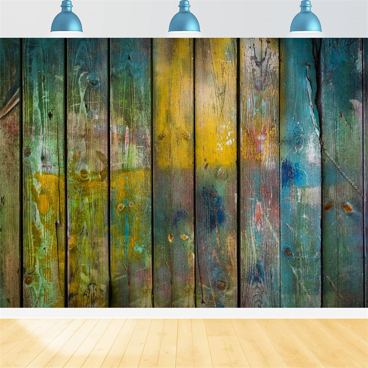 Holz-Hintergrundkulisse Graffiti-Stil Hintergrundkulisse GQ4-130