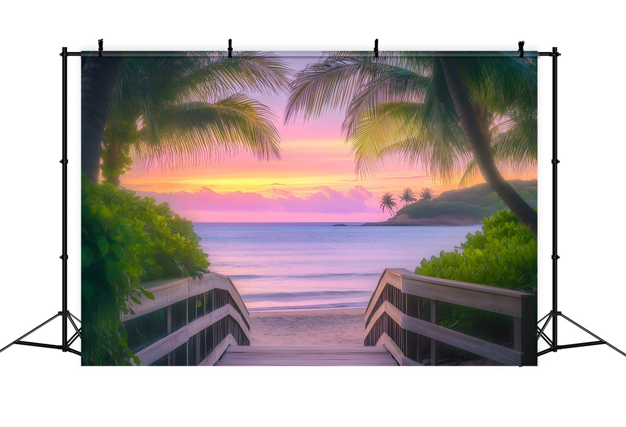 Tropische Hintergrundbilder Palme Sommer Seaside Hintergrund GQ4-280