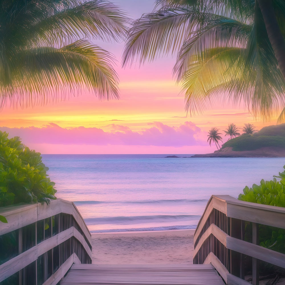 Tropische Hintergrundbilder Palme Sommer Seaside Hintergrund GQ4-280