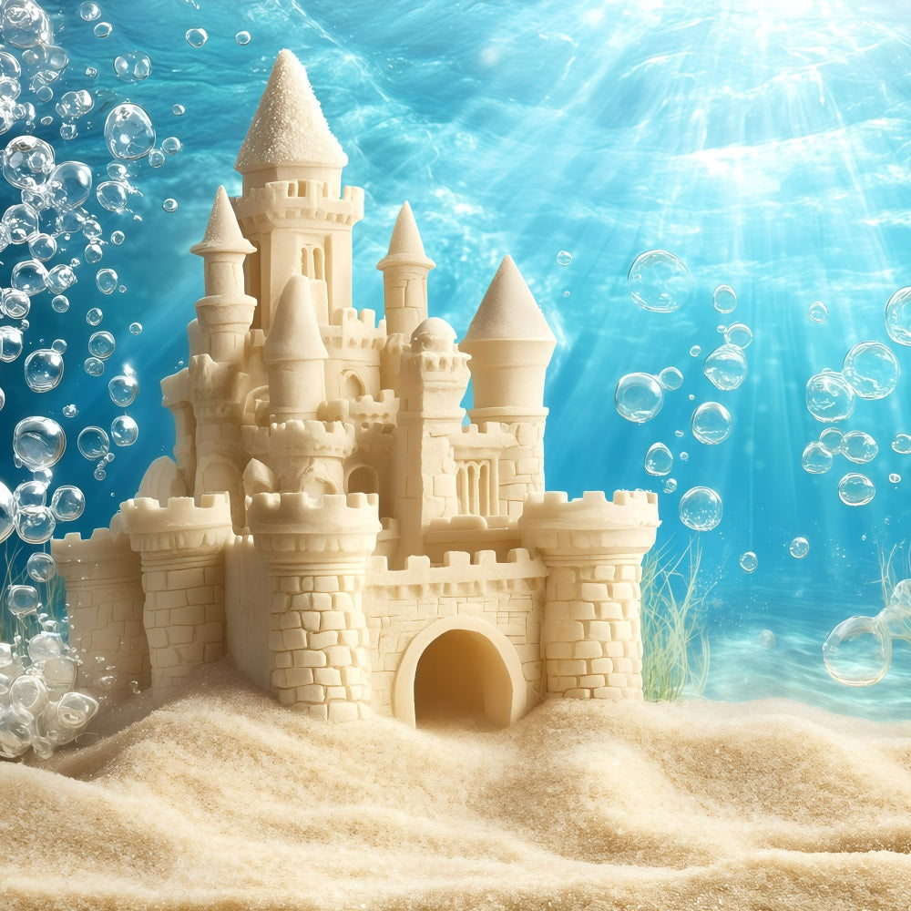 Strand Sand Backdrop Sommer Sandburg Bubble Backdrop GQ4-282