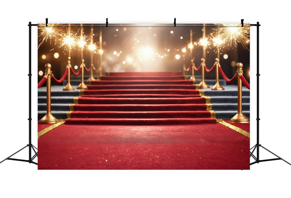 Roter Teppich Fotohintergrund Strahlender Event Bühnenhintergrund GQ4-78