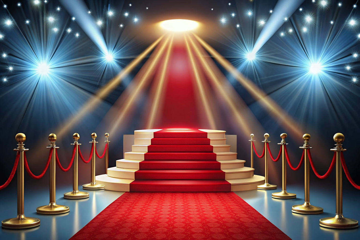 Roter Teppich Backdrops Bühne Feier Lichter Backdrop GQ4-95