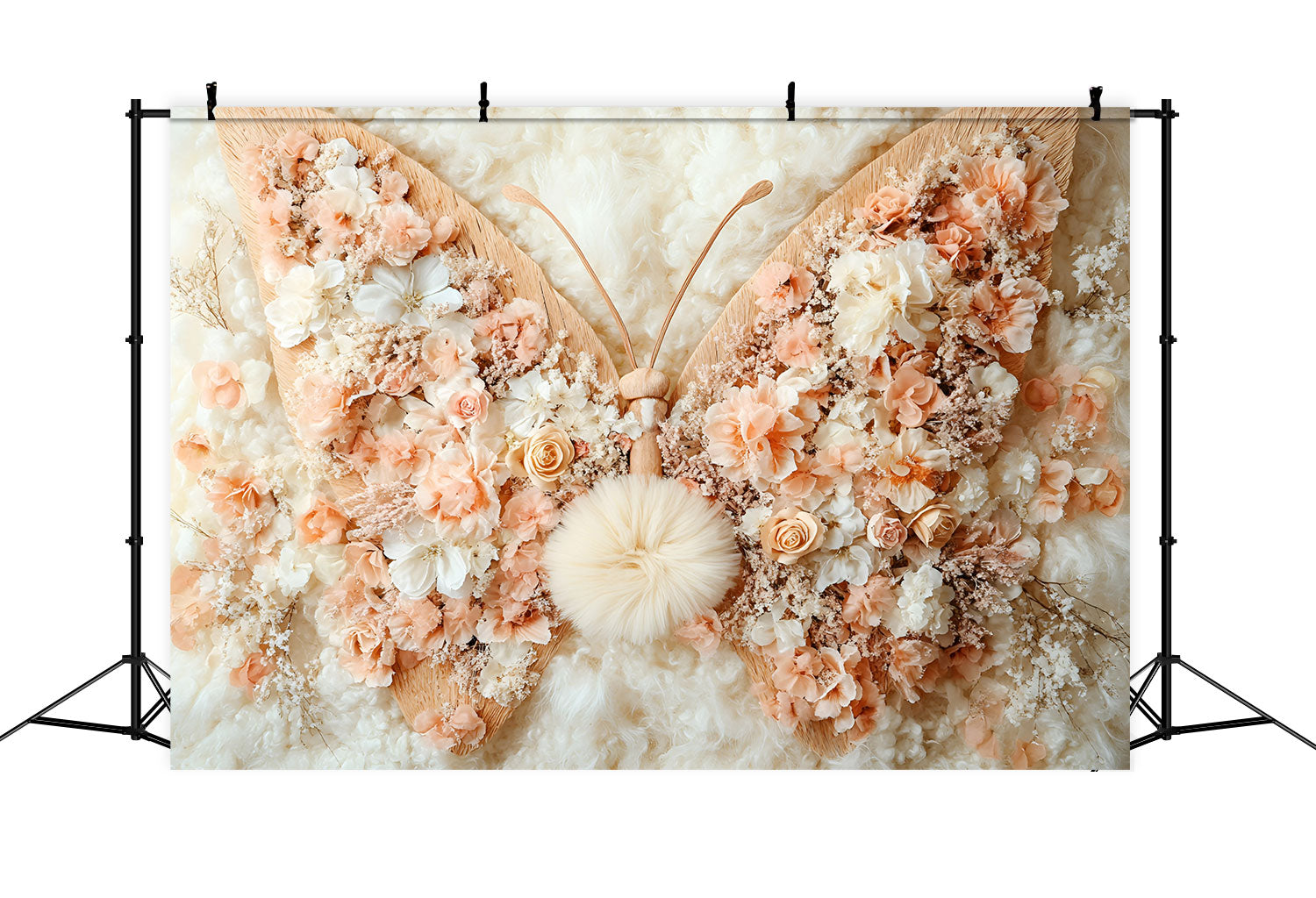 Schmetterling Fotohintergrund Dreamy Petal Wings Kinder Backdrop GQ5-151