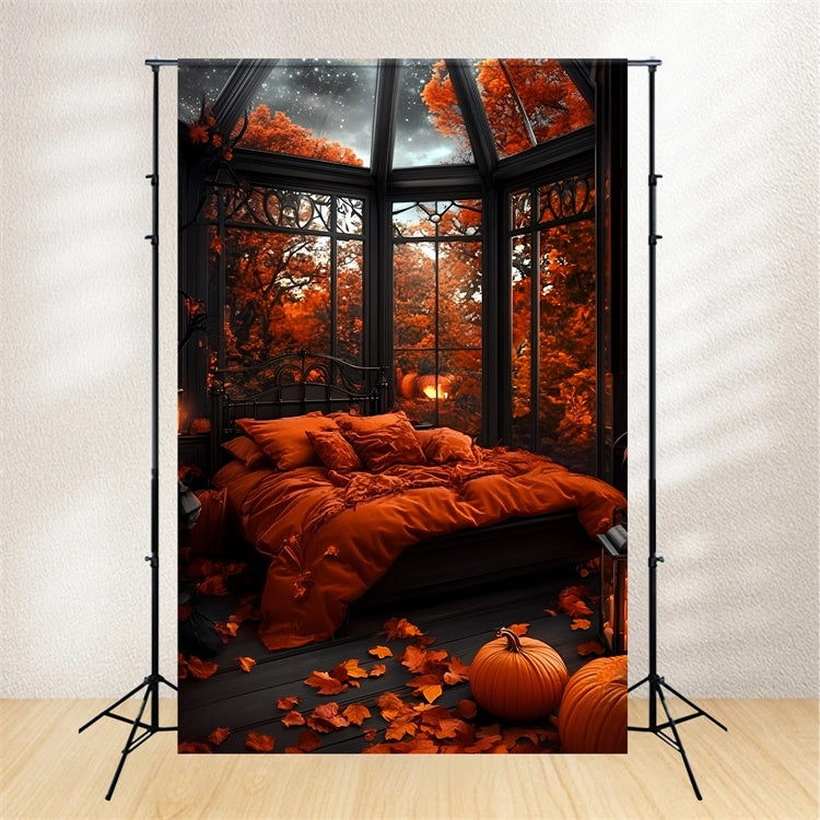 Herbst-Hintergrund Schlafzimmer Glasdecke Sterne Hintergrund GQ5-88