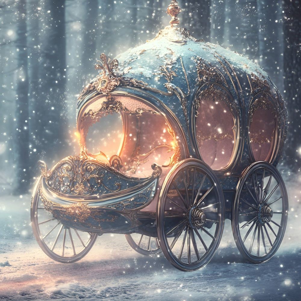 Schneekulisse Frosted Dream Coach Winterkulisse GQ57-168