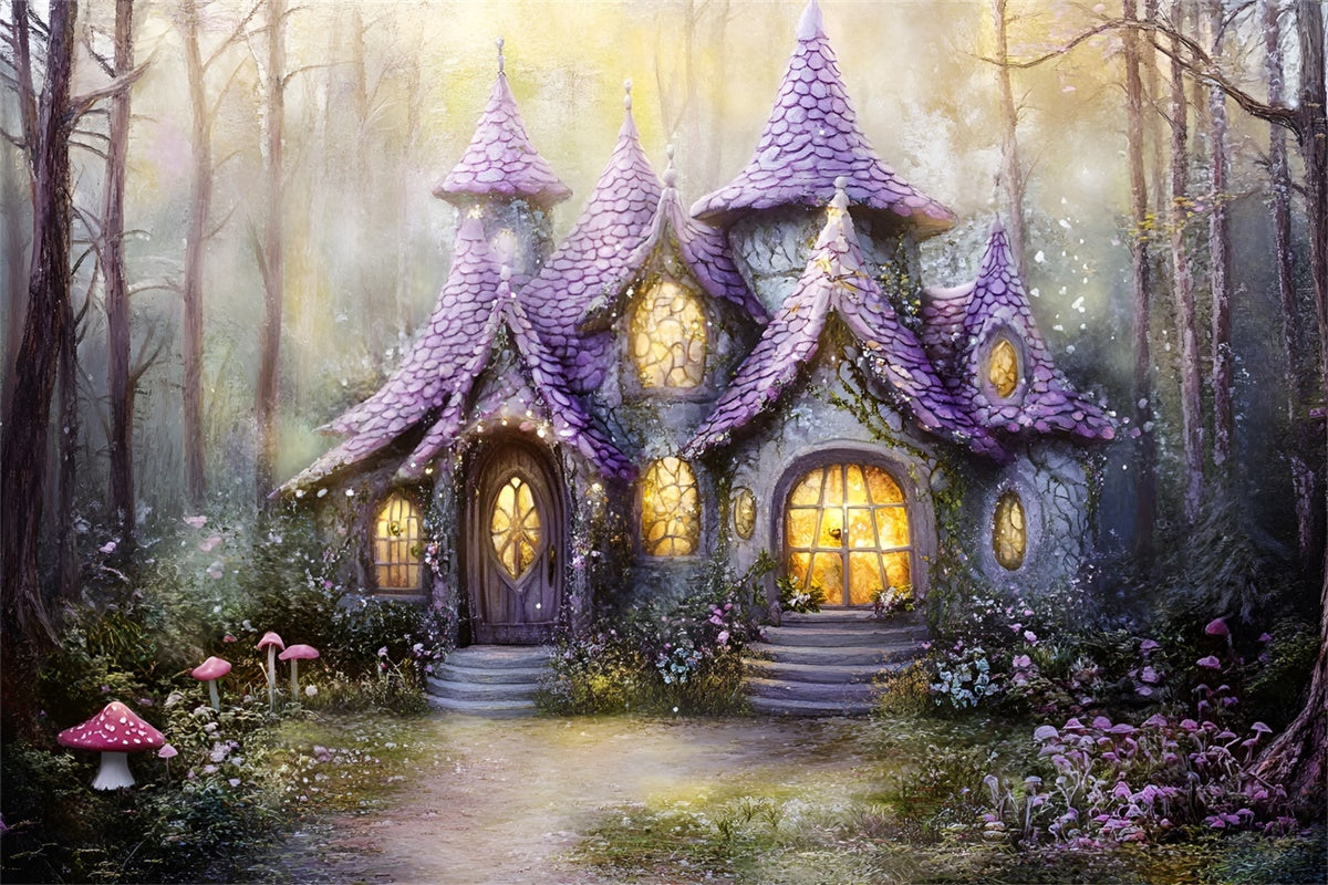 Feenwald Kulisse Lavendel Cottage Dreams Kulisse GQ57-76