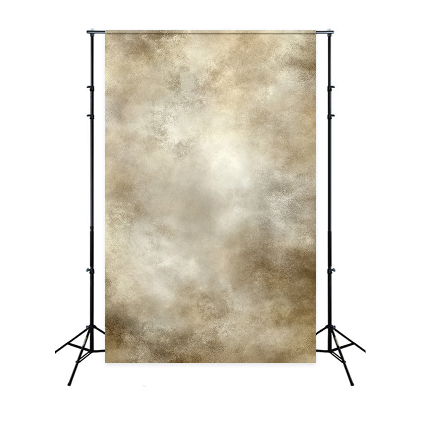 Cream Backdrop Warm Earthy Mottled Taupe Texture Studio-Portrait-Fotohintergrund GQ58-102