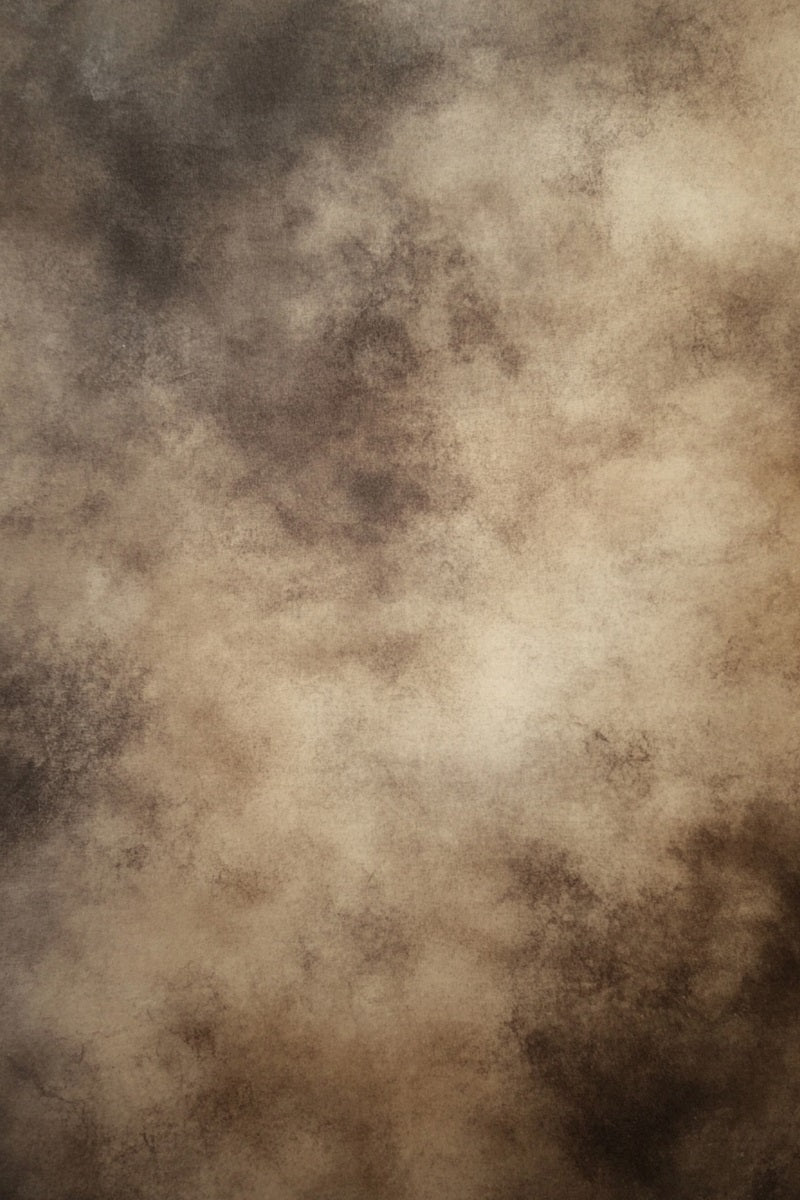 Creme Fotohintergrund Deep Mocha and Sand Cloudy Pattern Fotoportrait Fotohintergrund GQ58-103