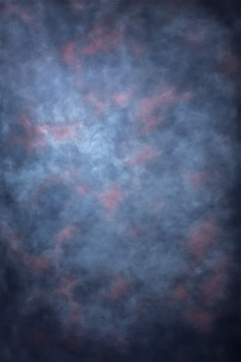 Schule Porträt Fotohintergrund Moody Blue Haze mit Rose Akzente Porträt Fotohintergrund GQ58-107