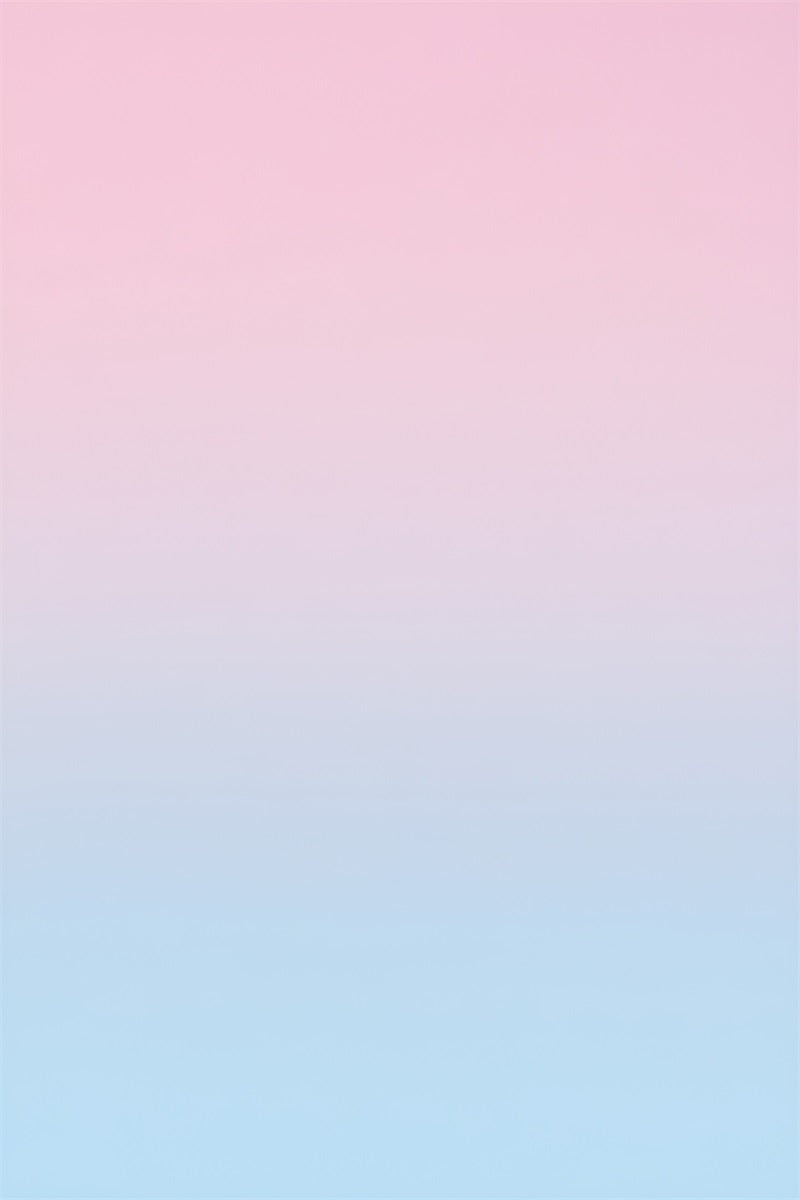 Gradient Backdrop Blush Pink zu Baby Blue Ombre Fotohintergrund für Porträt GQ58-62