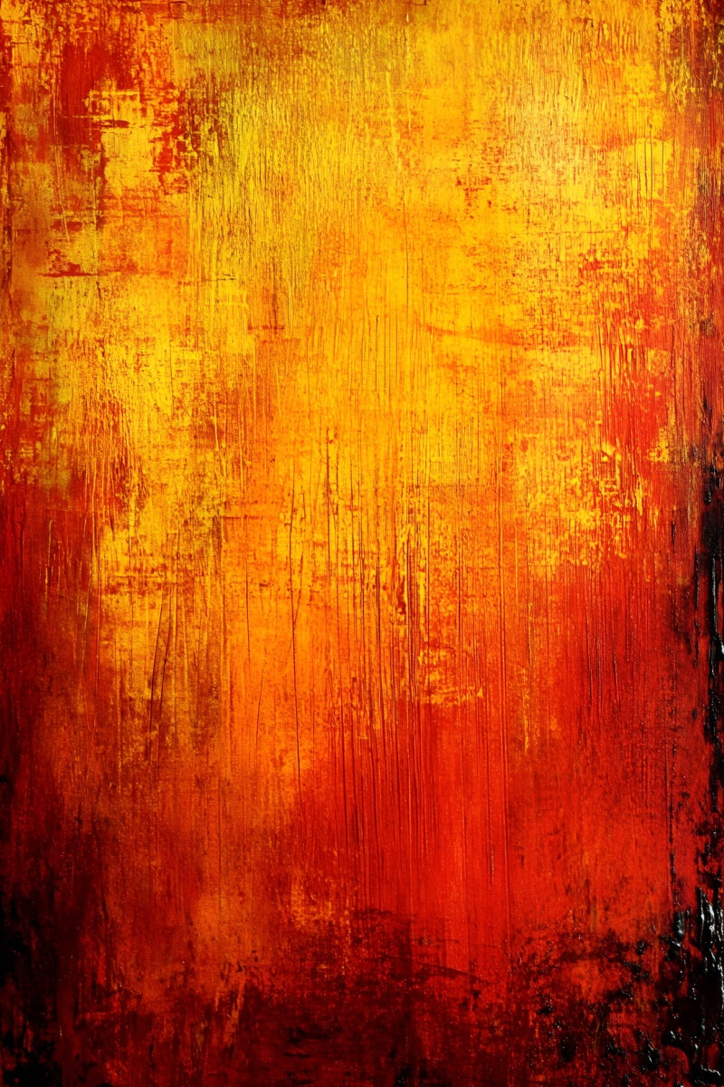Orange Backdrop Bold Abstract Red and Yellow Brushstrokes Fotografie Porträt Fotohintergrund GQ58-79