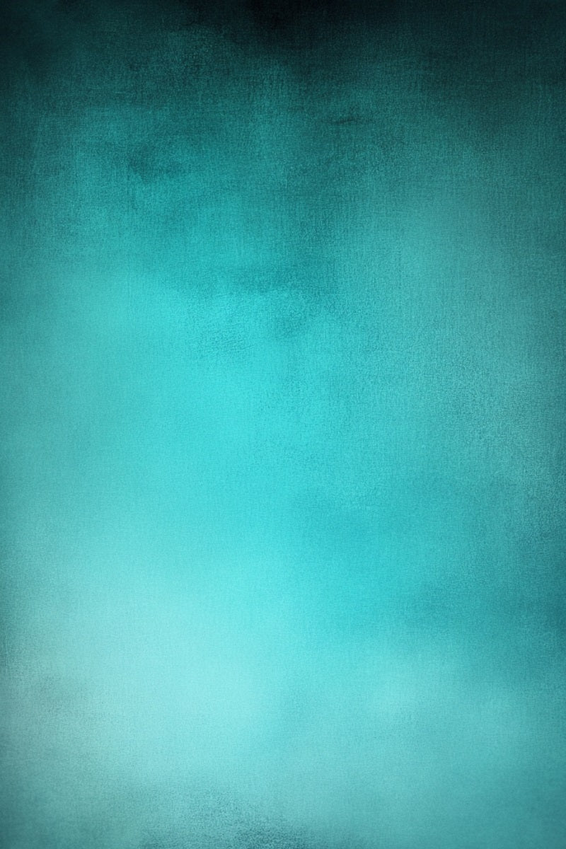 Teal Backdrop Aqua Blue Soft Gradient Fabric Background Porträt Studiohintergründe GQ58-83
