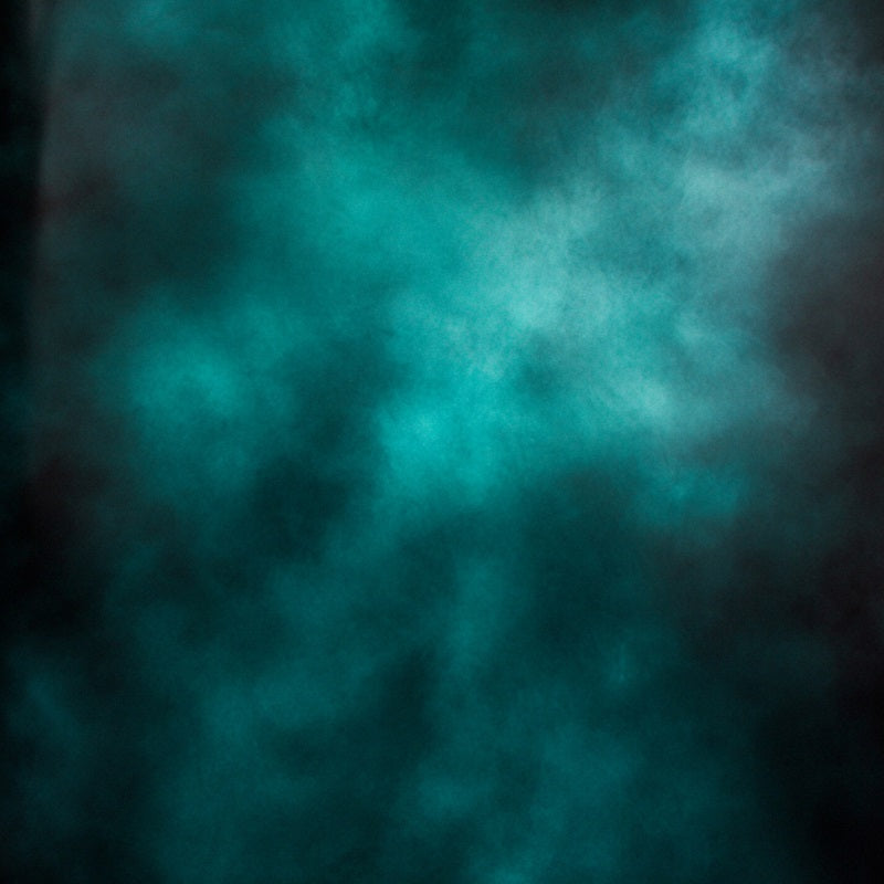 Teal Backdrop Dark Teal Cloudy Gradient Backdrop Studio Porträt Fotohintergrund GQ58-85