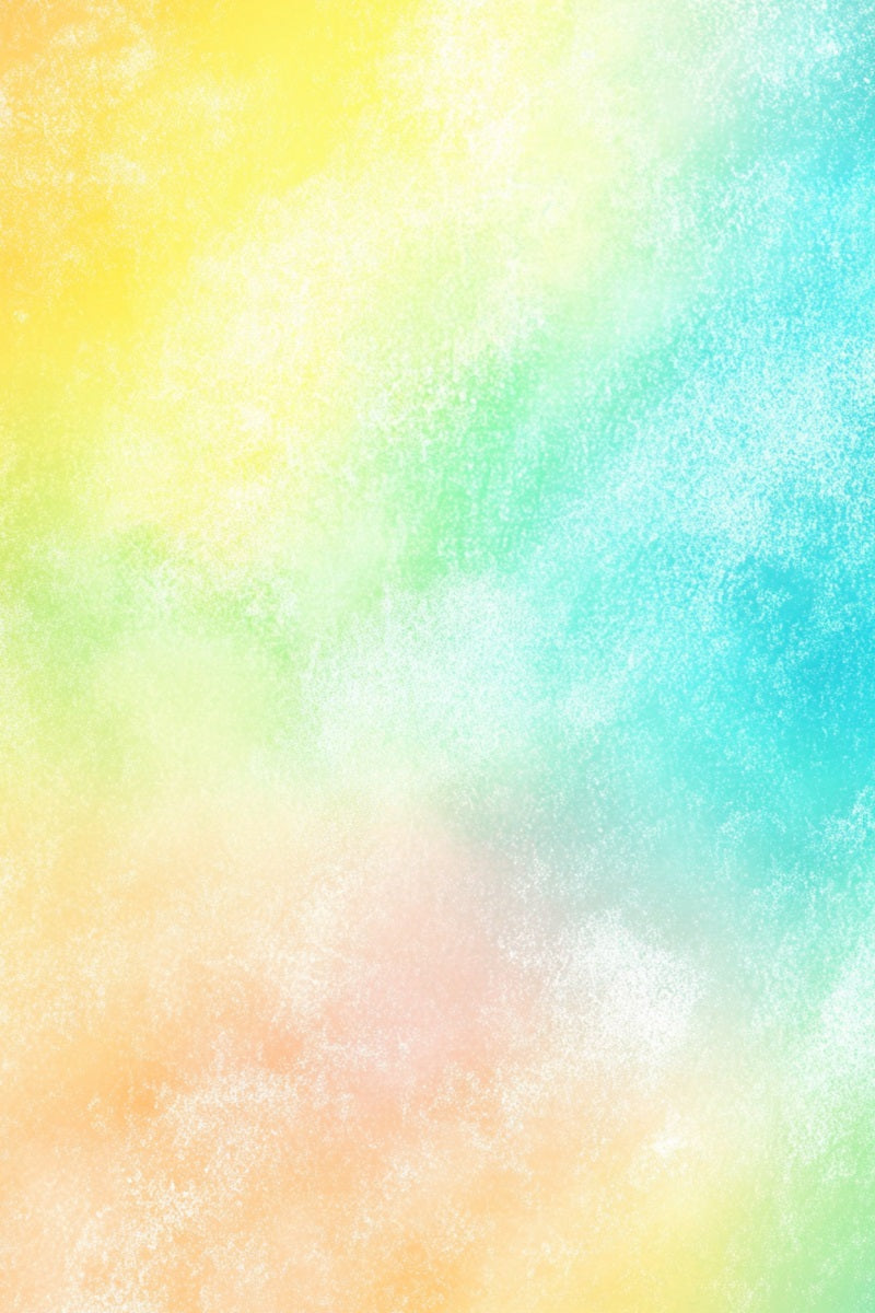 Aquarell-Fotohintergrund Weicher Regenbogen Pastell-Textur-Mischung Kulisse Porträt GQ58-96