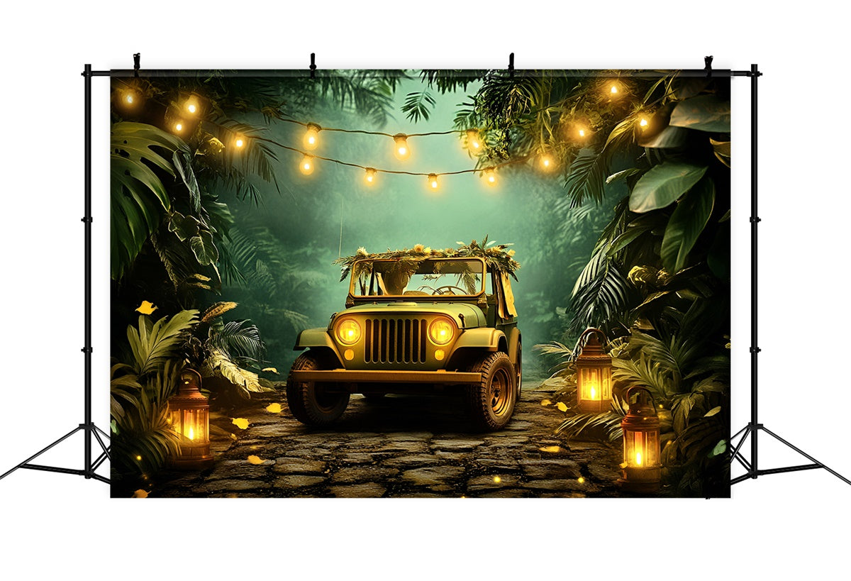 Cake Smash Backdrops Dschungel Safari Ride Backdrop GQ6-335