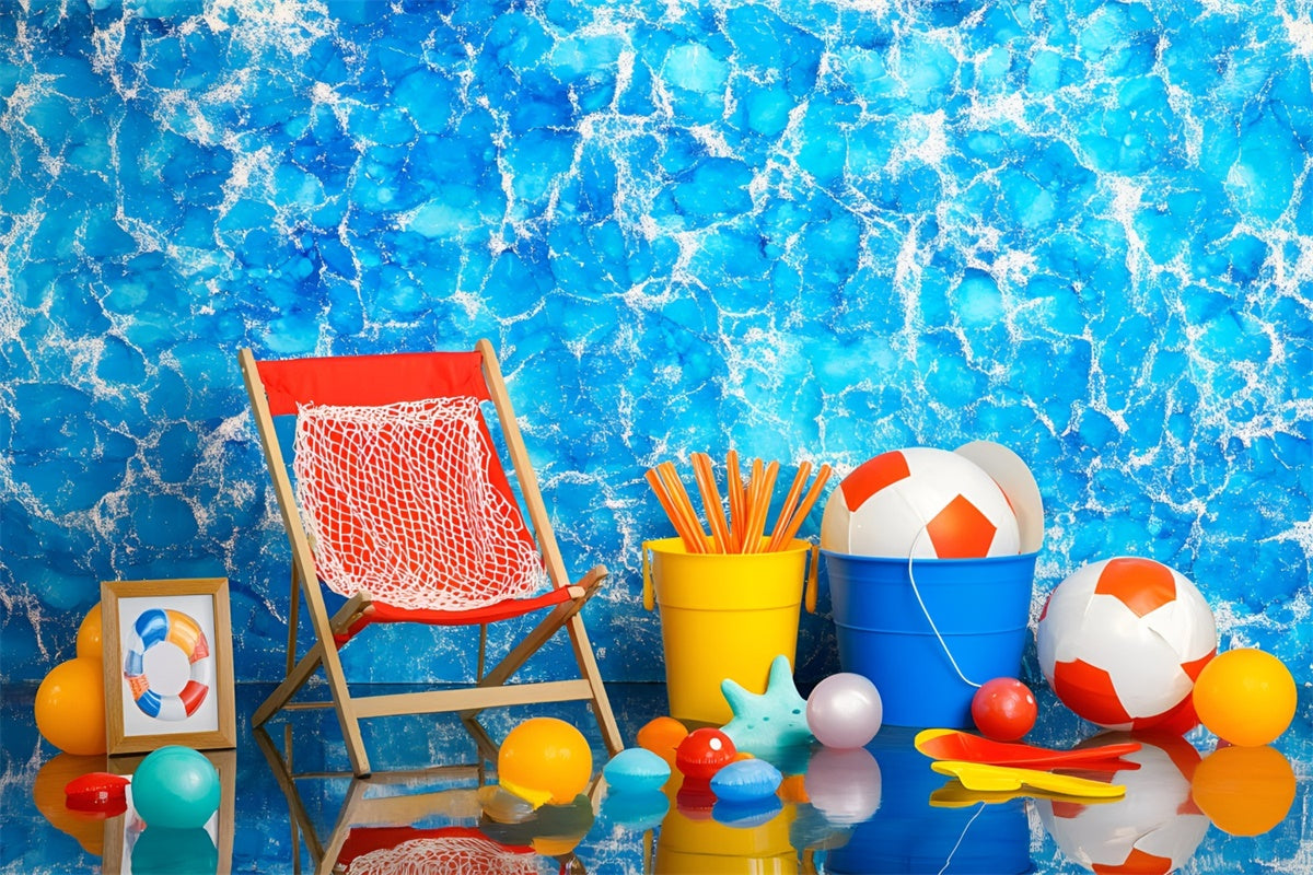 Sommer Fotokulisse Seaside Toyland Vibes Kulisse GQ6-55