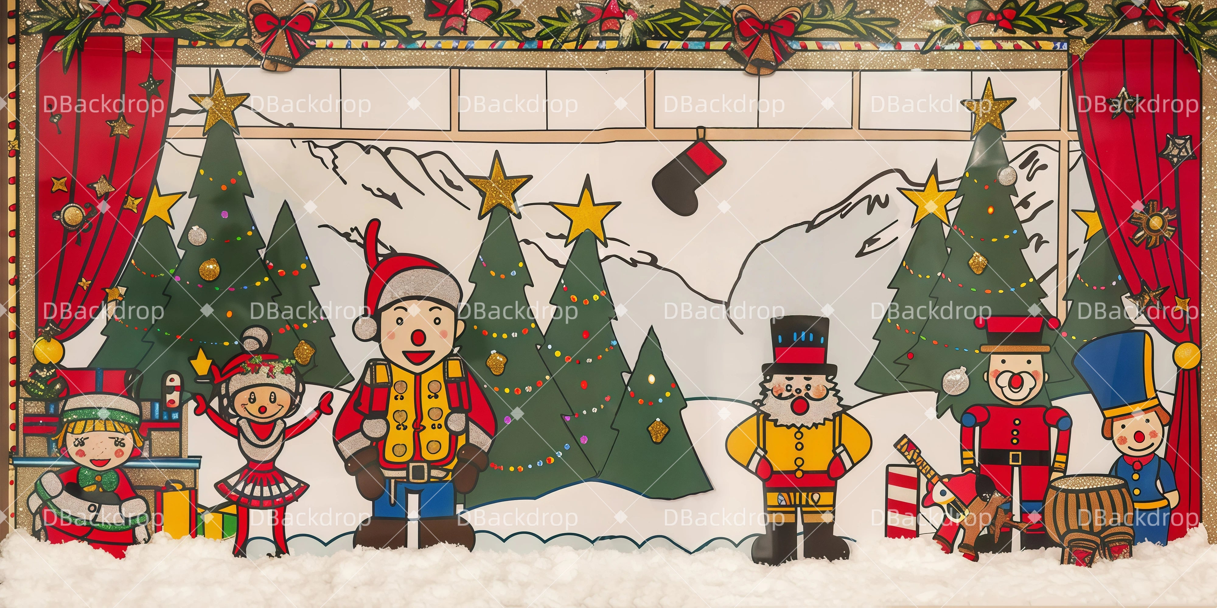 Bühnenhintergründe Toy Parade Professionelle Bühnenhintergründe GQ62-T28