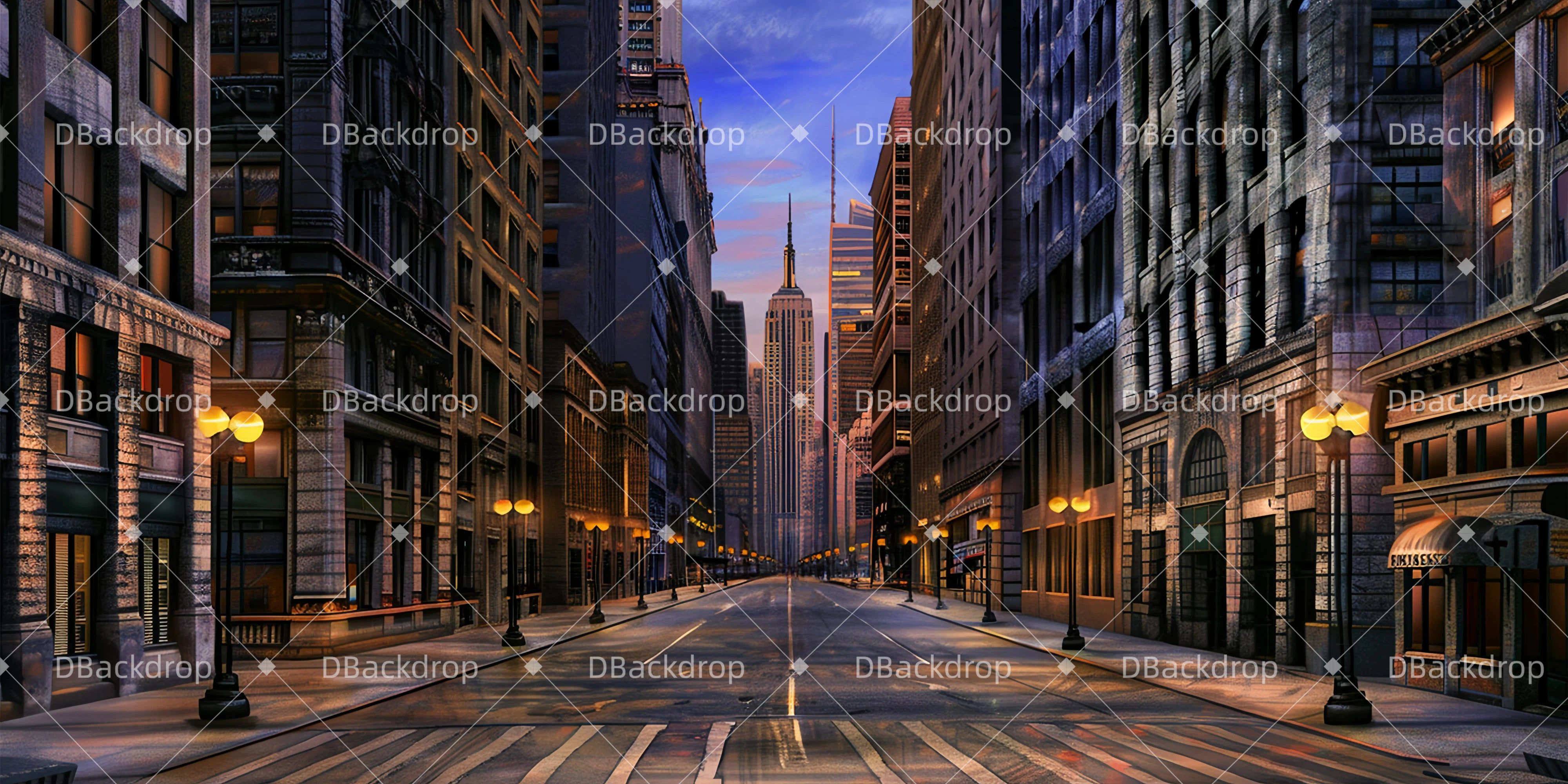 Theaterbühne Vorhang Straße in Chicago Theaterbühnenbau GQ63-T19