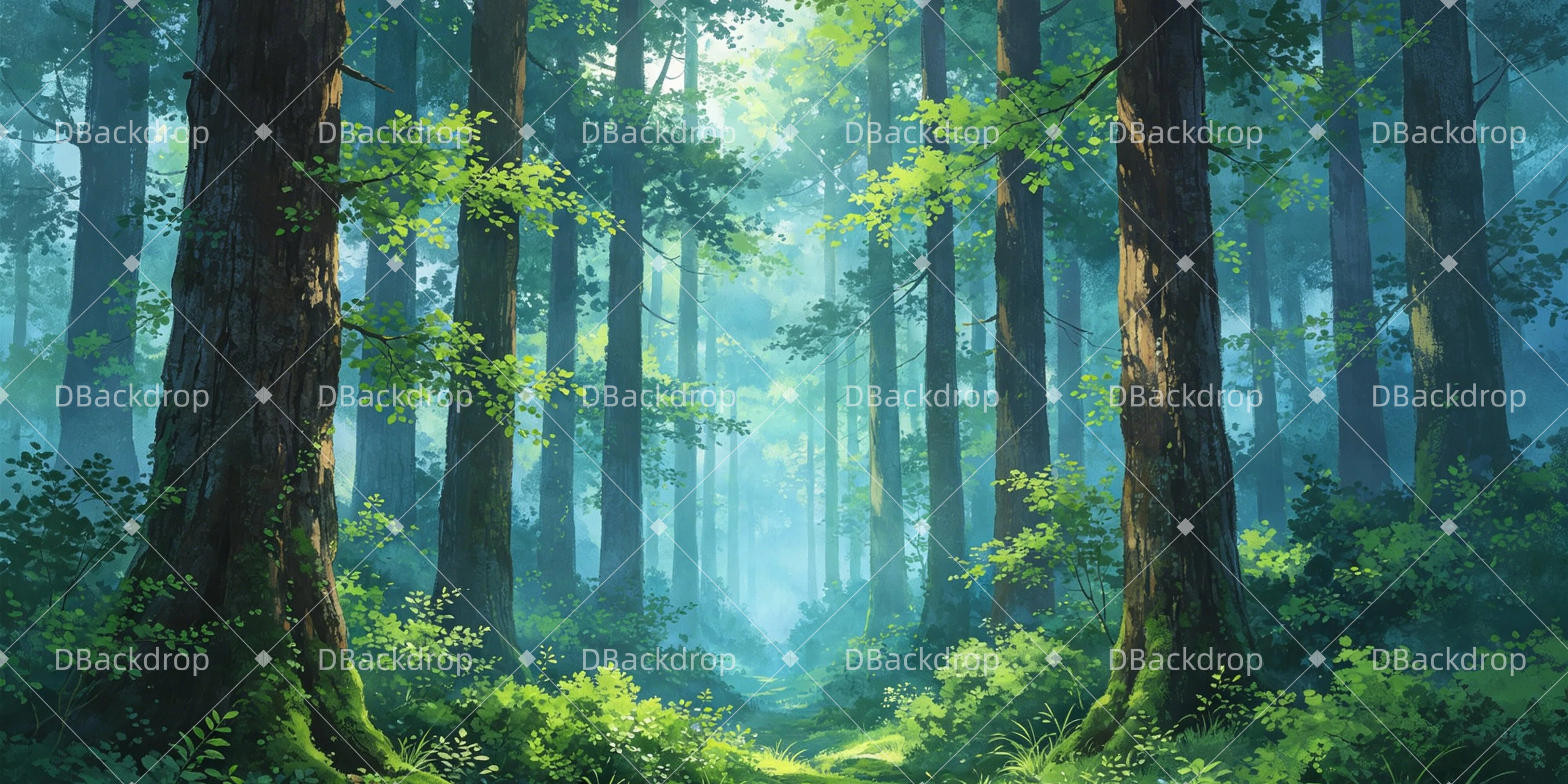 Wald Bühnenhintergrund Dense Wald Theater Bühnenhintergrund GQ65-T2
