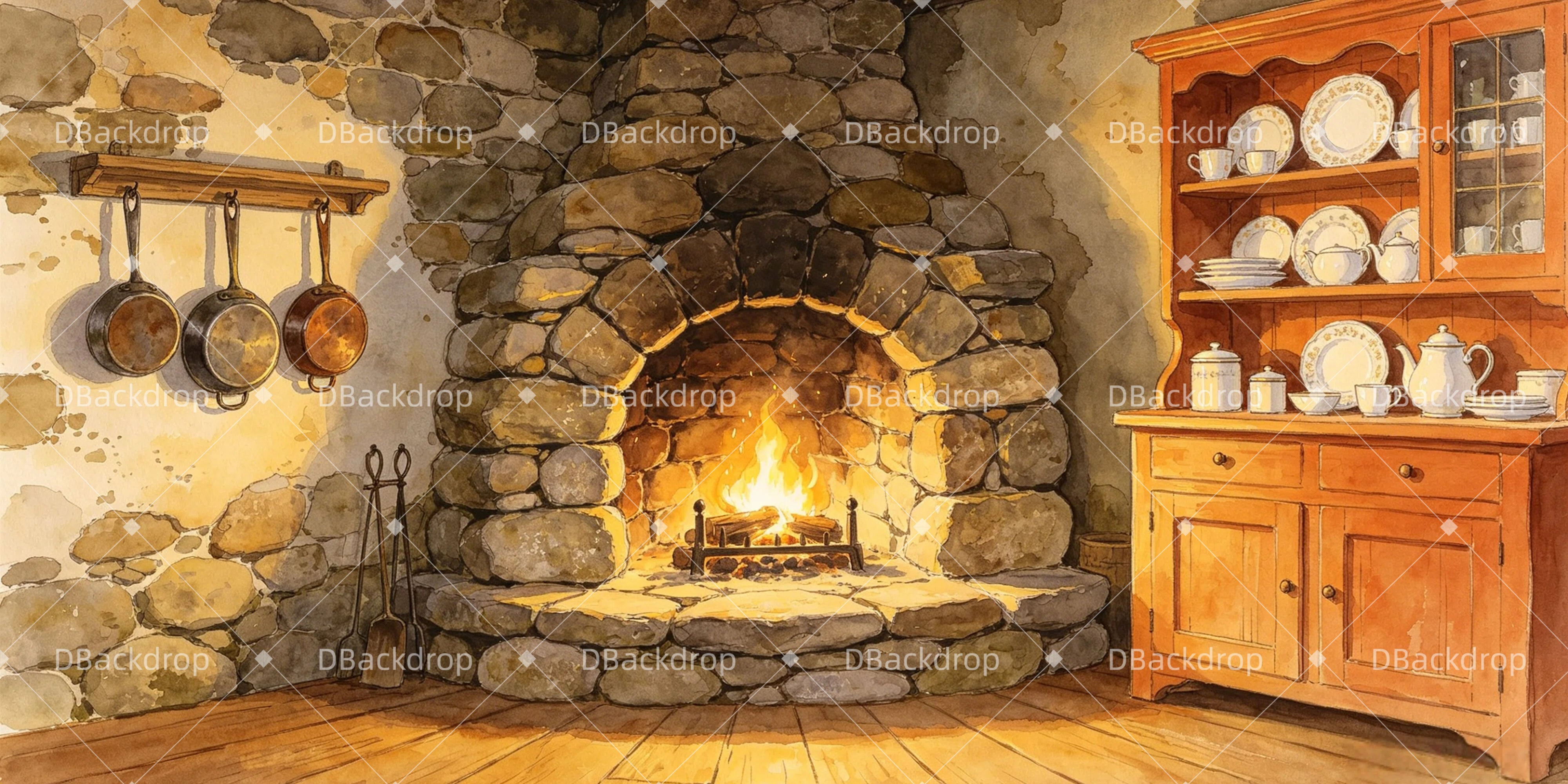 Theater Hintergrund Witch Kitchen Bühnenhintergrunds For Sale GQ65-T7