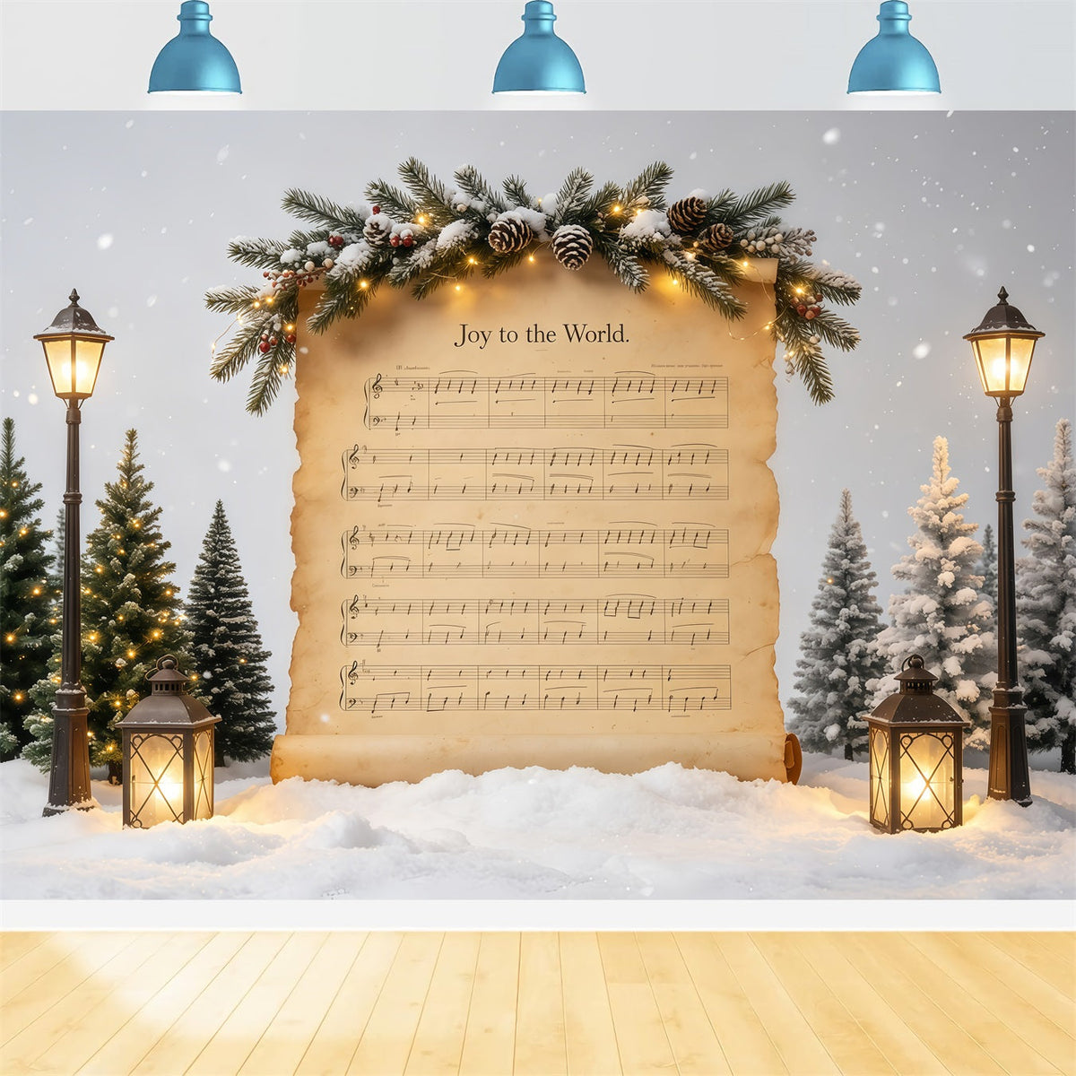 Weihnachtslieder-Hintergrund Freude Der Weltmusik Weihnachtshintergrund GQ68-82