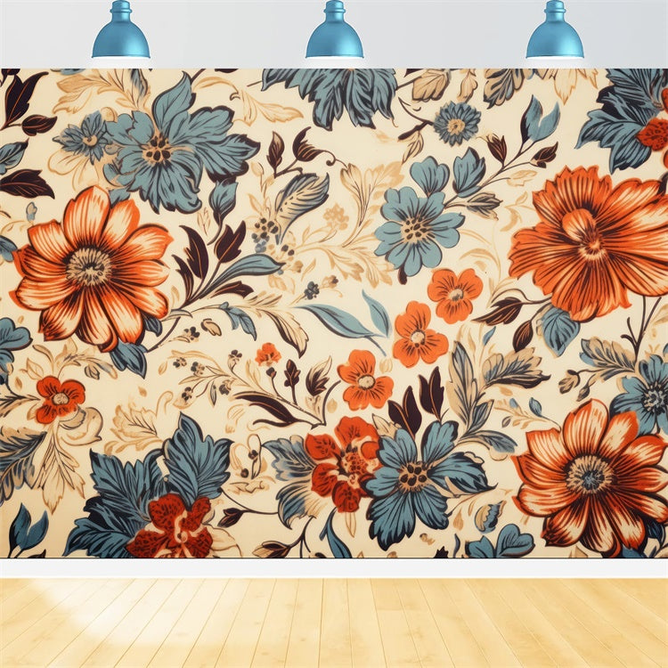 Künstlerische Backdrops Rustikale Blumen Harmonie Backdrop GTY-95