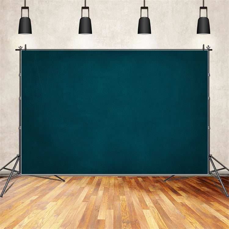 Schulportrait-Hintergrundkulissen Schicker Pfauenblauer Hintergrund GTY3-89