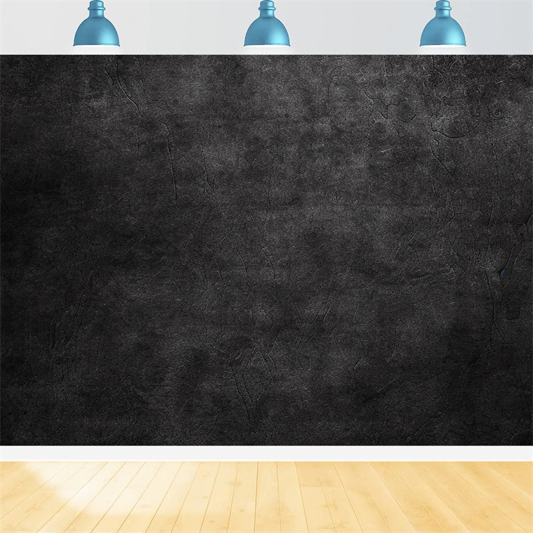 Schwarzer Fotohintergrund Dark Charcoal Textured Wall Backdrop GTY3-93
