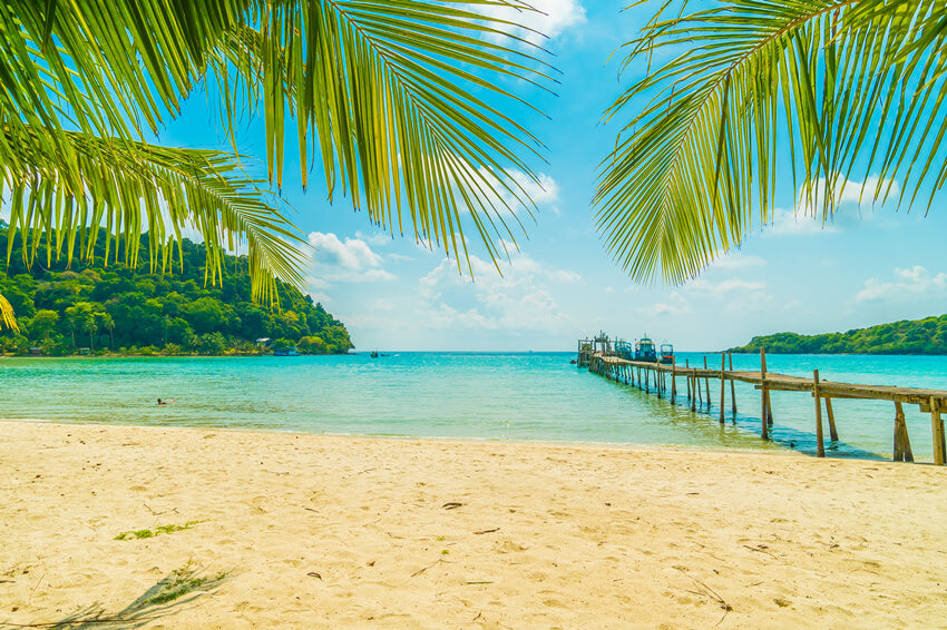 Sommer Meer Strand Himmel Scenney Hintergrund für Studio J04537