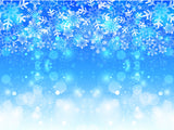 Weihnachten Schneeflocke Bokeh Hintergrund für Fotografie KAT-59