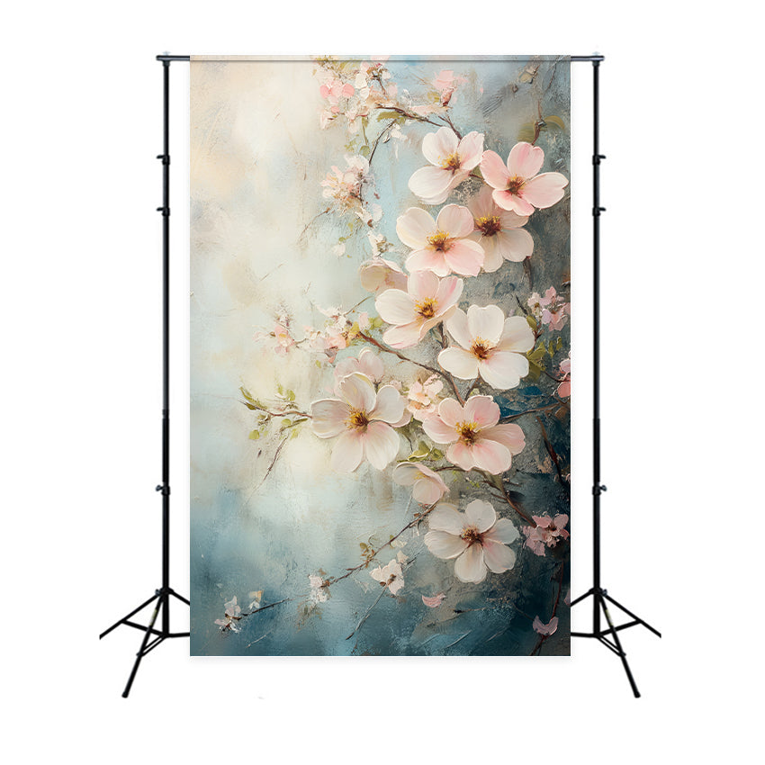 Fotografie Backdrops Frühling Pastell Floral Art Backdrop LXX1-137