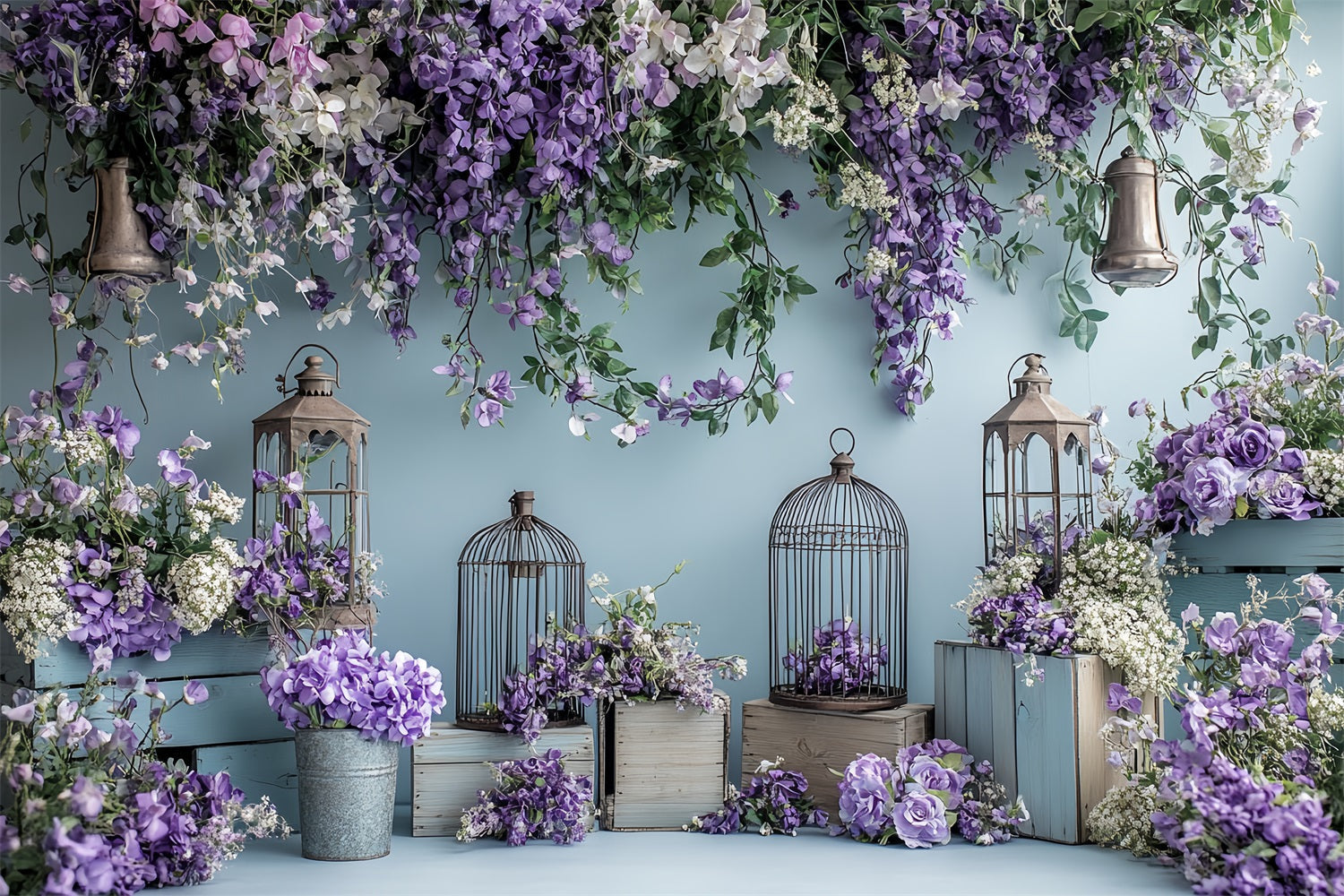 Frühling Hintergründe Fotografie Hängende Blumen Schönheit Laterne Hintergrund LXX1-15