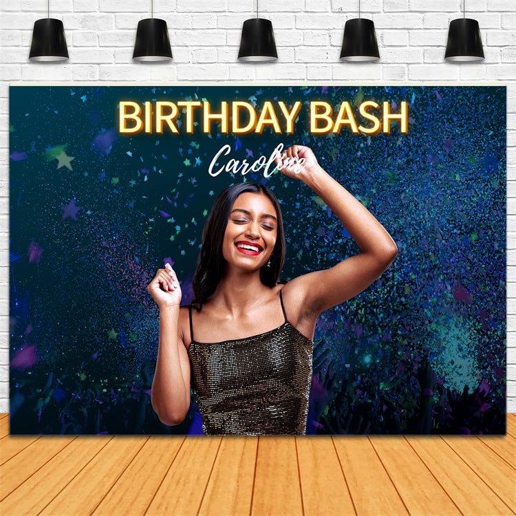 Personalisierte Backdrop für Geburtstag Sternennacht Feier Backdrop LXX1-25