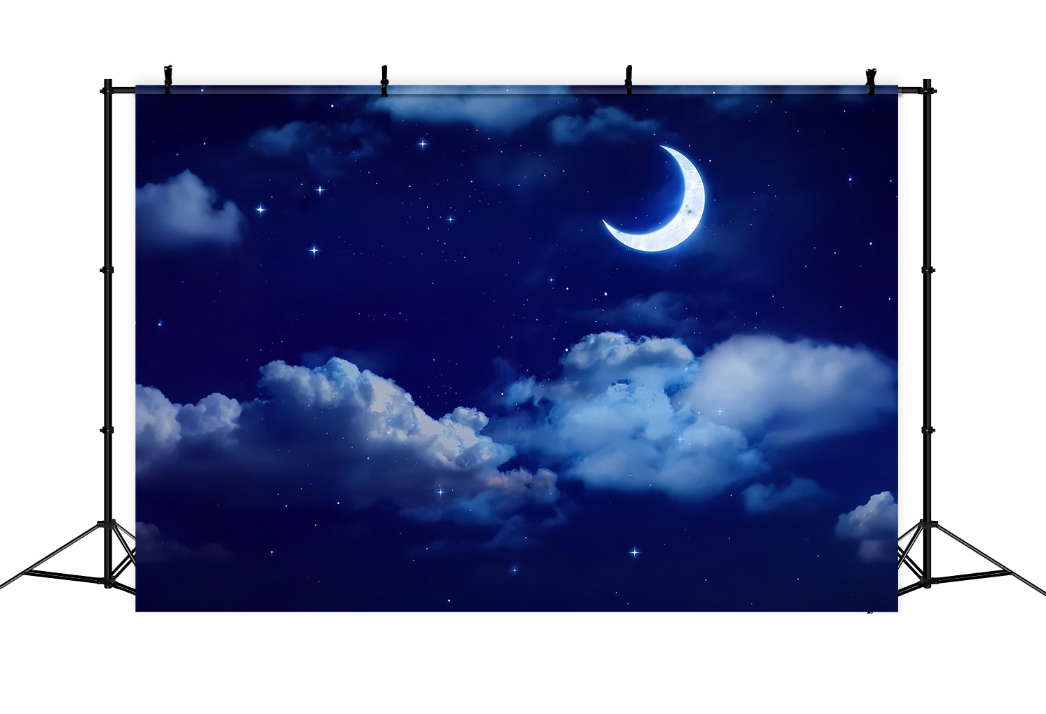 Nachthimmel Fotohintergrund Heller Mond Hintergrund LXX1-355