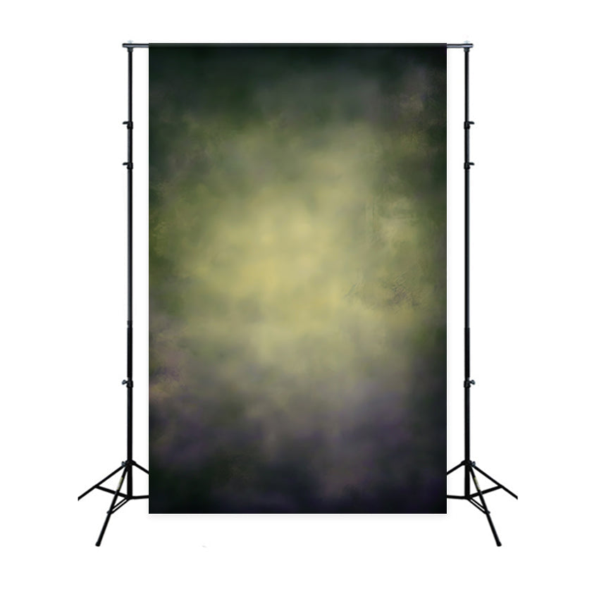 Abstrakte Fotografie Backdrop Deep Green Foggy Backdrop LXX1-396