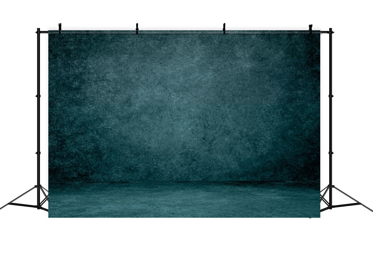 Texturierte Fotografie Hintergrundkulisse Moody Teal Floor Backdrop LXX1-421