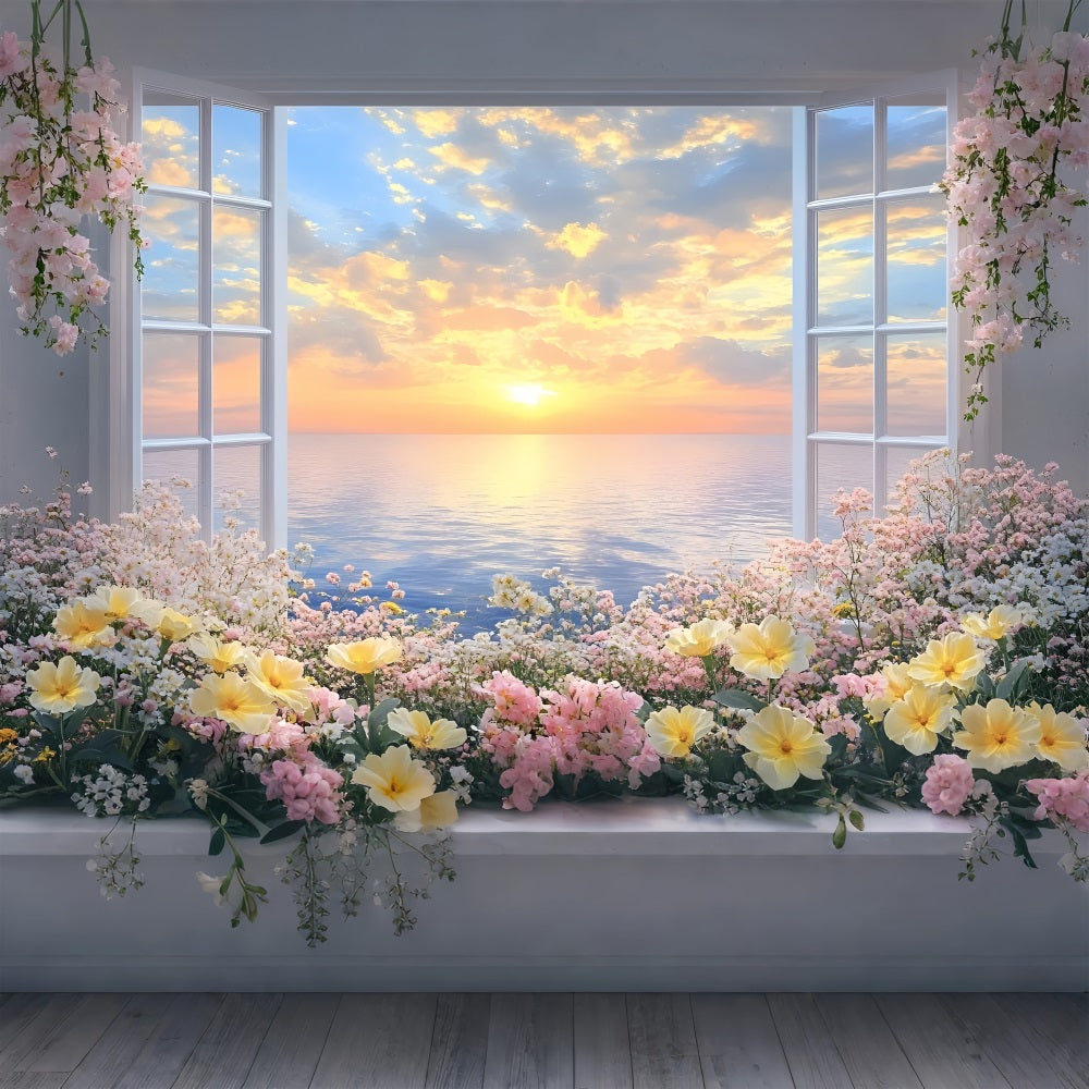 Frühlings-Hintergrundbilder Fotografie Floral Fensteransicht Sonnenuntergang Hintergrund LXX1-71