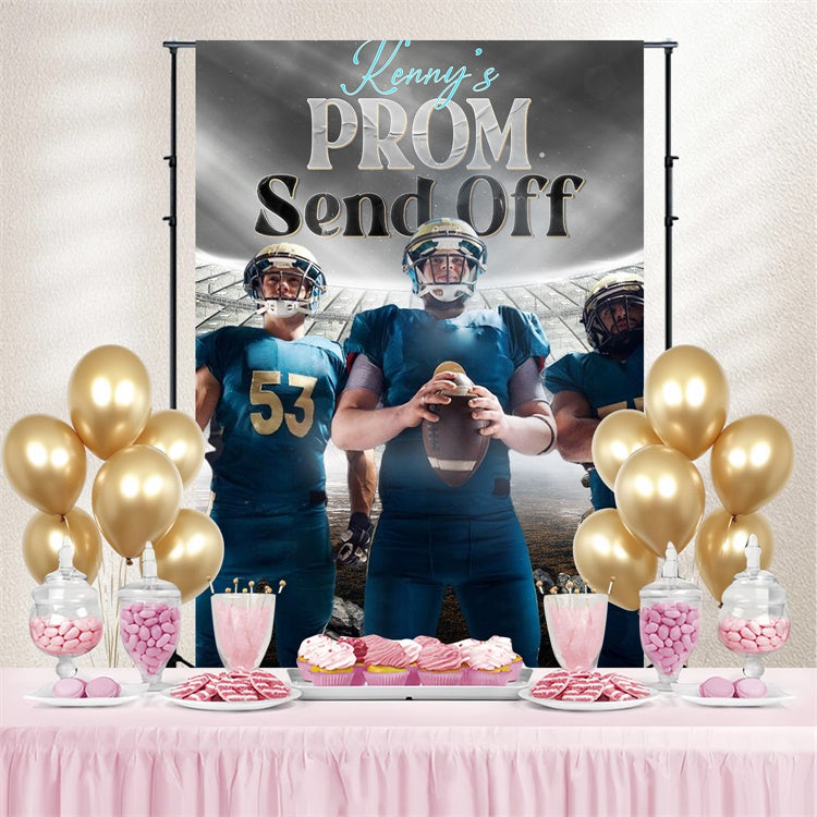 Prom Backdrop Ideen Stadion Lichter Graduation Party Backdrop LXX4-152