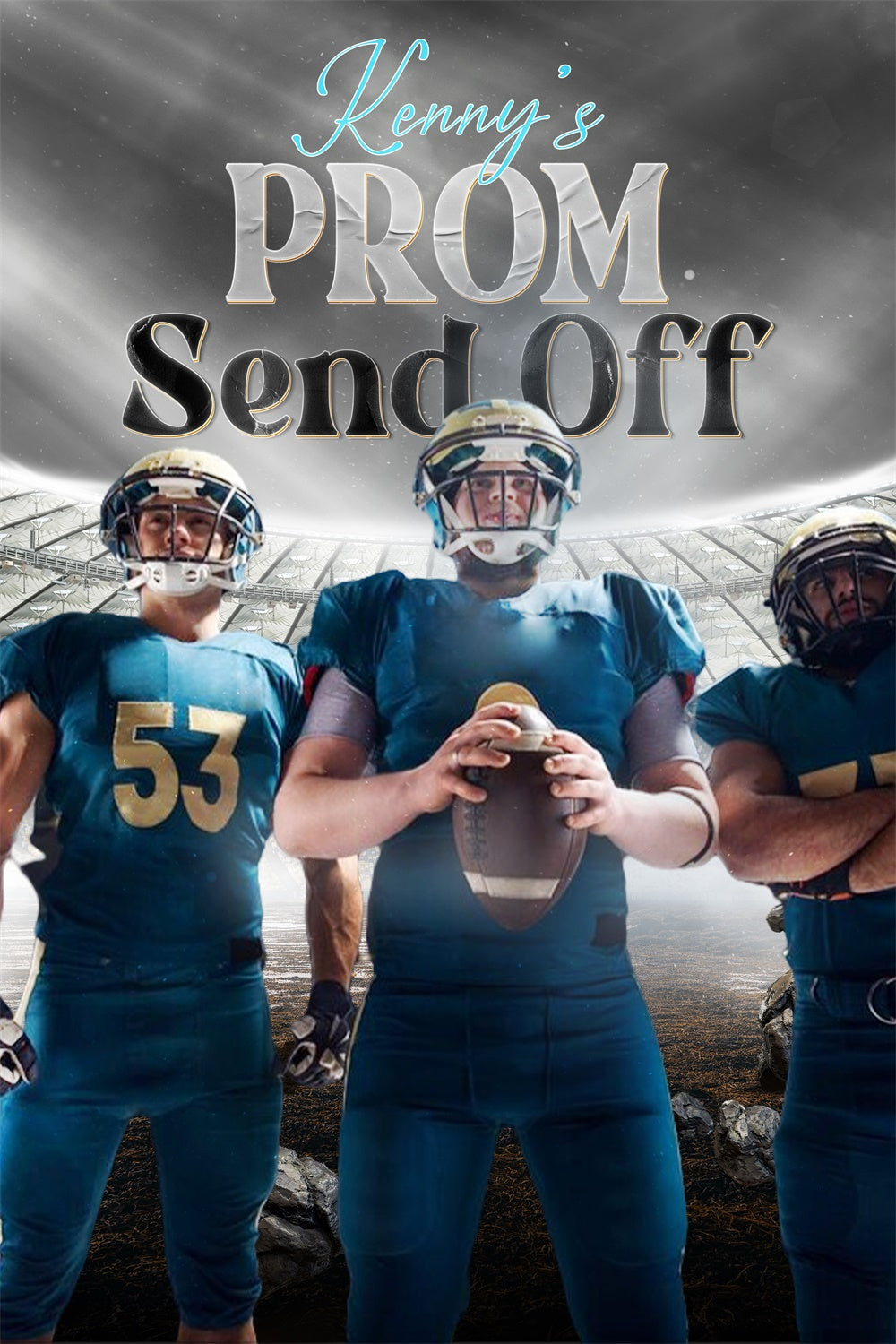 Prom Backdrop Ideen Stadion Lichter Graduation Party Backdrop LXX4-152
